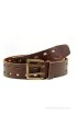 HideCraft Men Casual Brown Genuine Leather Belt(Brown)